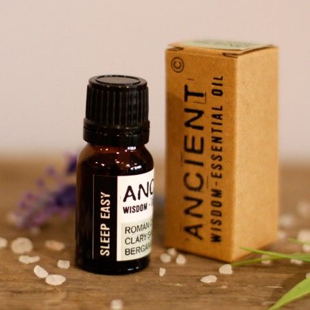 Mezcla Aceites Esenciales - Caja - Dormir tranquilo - Manzanilla romana, salvia y bergamota - 10ml  - 4