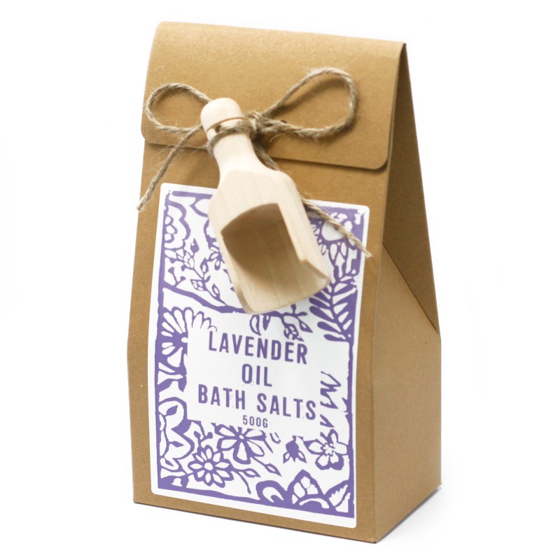 Bath Salts - Himalayan Lavender - Agnes+Cat - Premium Quality - 500gr-BATH SALT MIXES 500gr-HOSTENATURA