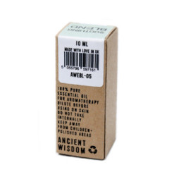 Mezcla Aceites Esenciales - Caja - Calmante - Manzanilla romana, salvia y vetiver - 10ml
