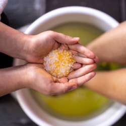 Sels de bain - Citron, Gingembre et Orange - Agnès+Cat - Qualité Premium - 500gr