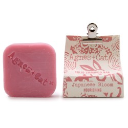 Solid Shampoo - Japanese Flower - Agnes+Cat - SLS and SLES Free - Paraben-Free - Vegan - Rejuvenating