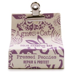 Solid Shampoo - Peonies - Agnes+Cat - SLS and SLES Free - Paraben-Free - Vegan - Irritated Scalp