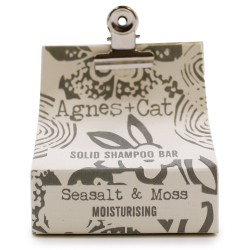 Solid Shampoo - Sea Salt & Moss - Agnes+Cat - SLS & SLES Free - Paraben Free - Vegan