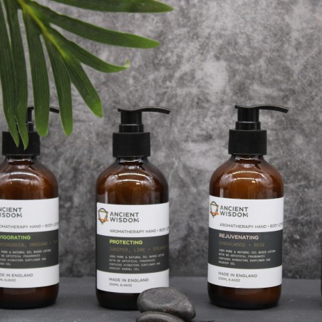 Crema Loción de Manos y cuerpo con Enebro, Lima y Hierbabuena 250 ml - Protectora