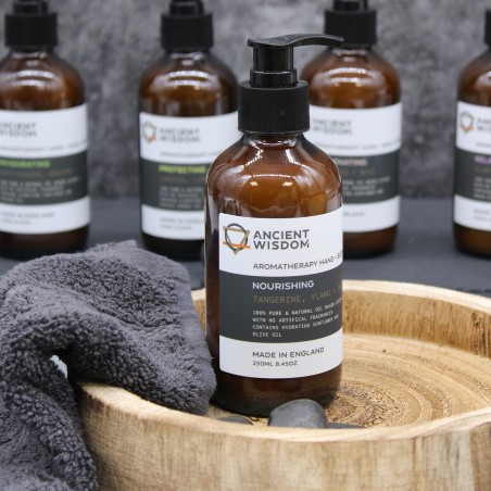 Crema Loción para manos y cuerpo de mandarina, ylang ylang y pachulí 250 ml - Nutritiva