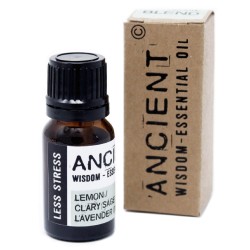 Mestura de aceites esenciais - Caixa - Antiestrés - Salvia esclarea, limón e lavanda - 10 ml