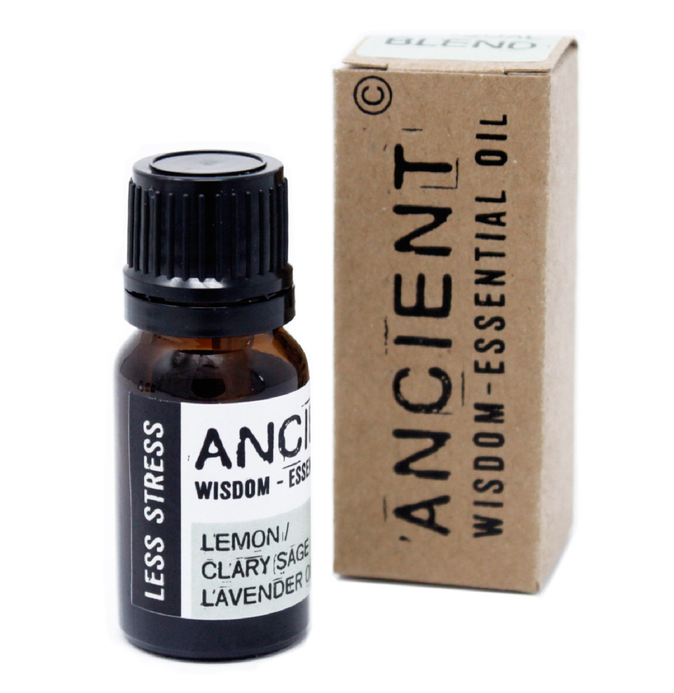 Mezcla Aceites Esenciales - Caja - Anti Estrés - Clary Sage, Limón y Lavanda - 10ml