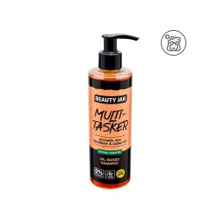 SHAMPOOING À L’HUILE POUR CHEVEUX TERNES - AVOCAT ET ARGOUSIER - POT DE BEAUTÉ - SANS SLS - SANS PARABEN - DISTRIBUTEUR - 250ml