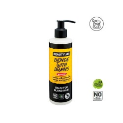 NATÜRLICHER HAARBALSAM FÜR BLONDES HAAR - ZITRONE UND HONIG - BEAUTY JAR - SLS-FREI - PARABENFREI - SPENDER - 250ml