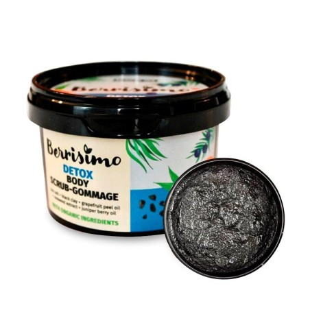 EXFOLIANTE CORPORAL DETOX - ARCILLA, UVA Y BAYAS - BERRISIMO - SIN SLS - SIN SLES - SIN PARABENOS - 350gr