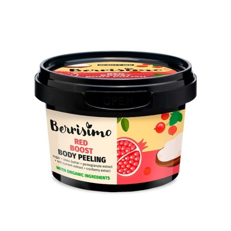 PEELING CORPORAL - GRANADA, ARÁNDANOS Y GROSELLAS - BERRISIMO - SIN SLS - SIN SLES - SIN PARABENOS - 300gr