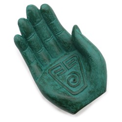 Bruciatore di incenso - Terra protettiva (Verde) - 14x6x4cm