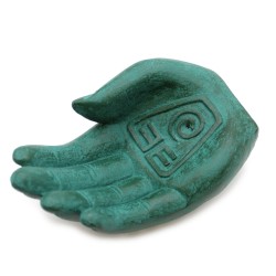 Incense Burner - Protective Earth (Green) - 14x6x4cm