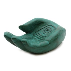 Incense Burner - Protective Earth (Green) - 14x6x4cm