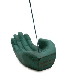 Bruciatore di incenso - Terra protettiva (Verde) - 14x6x4cm