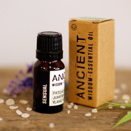 Miscela di oli essenziali - Scatola - Sensuale - Patchouli, Bacche di Ginepro e Ylang Ylang - 10ml  - 4