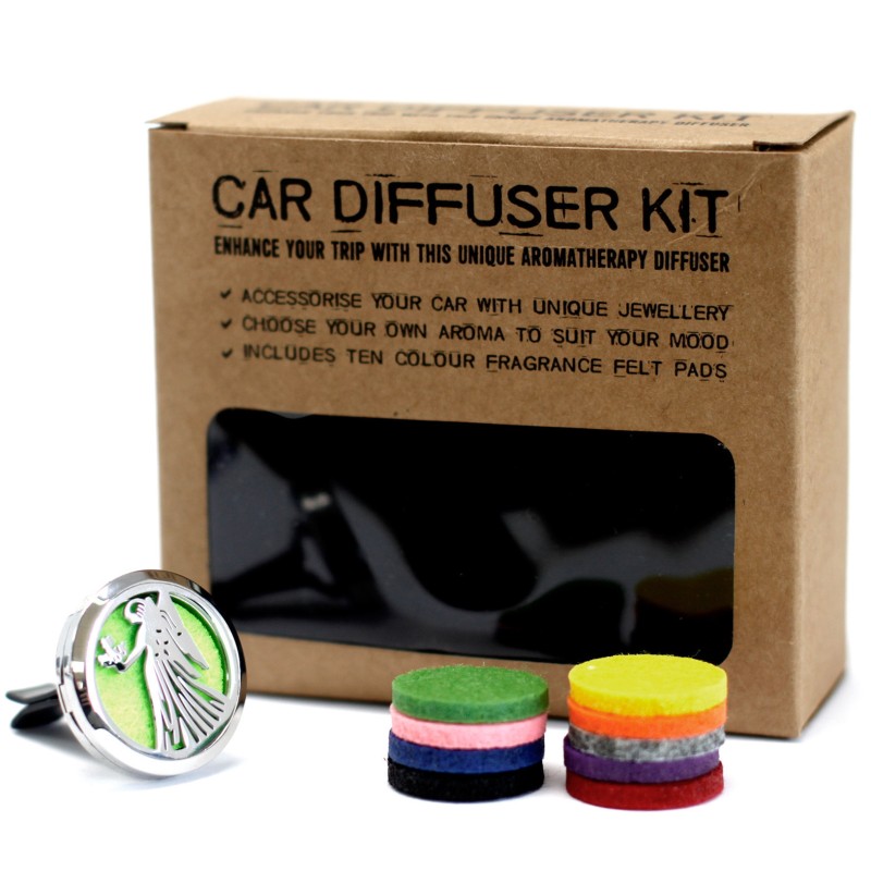 Kit diffuseur voiture - Angel - 30mm-KIT DIFFUSEUR DE VOITURE AROMATHÉRAPIE-HOSTENATURA