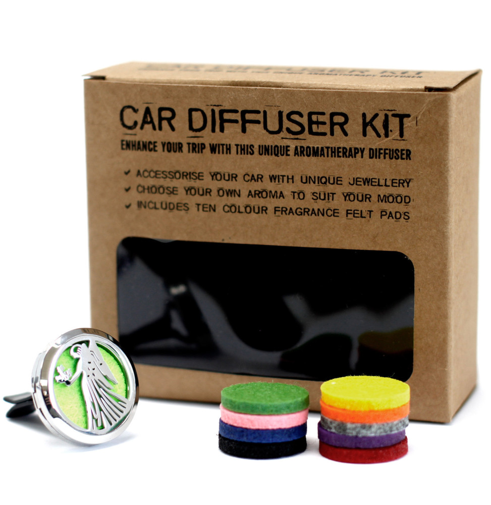 Kit difusor para coche - Ángel - 30mm-AROMATERAPI BIL DIFFUSER KIT-HOSTENATURA