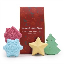 Christmas Bath Bombs Gift Pack - Wish List