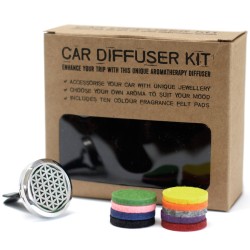 Kit diffuseur voiture -La fleur de vie - 30mm