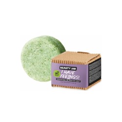 CHAMPÚ SÓLIDO PARA CUERO CABALLERO SENSIBLE - LAVANDA E ENEBRO - TEÑO SENTIMENTOS - TARRO DE BELEZA 65gr