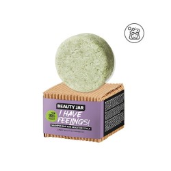 CHAMPÚ SÓLIDO PARA CUERO CABALLERO SENSIBLE - LAVANDA E ENEBRO - TEÑO SENTIMENTOS - TARRO DE BELEZA 65gr