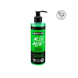 GEL DE BANHO HIDRATANTE NATURAL - ALOE VERA E CAFÉ VERDE - FRASCO DE BELEZA - SEM SLS - SEM PARABENOS - ORGÂNICO 250ml