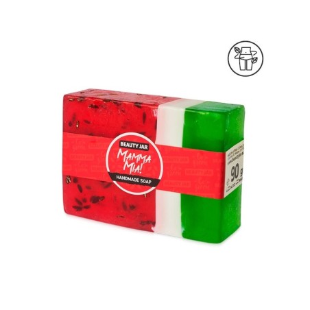 JABÓN DE MANOS - MAMMA MIA - SANDÍA - BEAUTY JAR - NATURAL - SIN SLS - SIN PARABENOS - 90gr