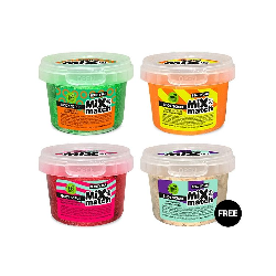 MIX MATCH SCRUBLES (PACK 3+1 FREE A) BEAUTY JAR - SEM SLS - SEM PARABENOS - NATURAL - ORGÂNICO