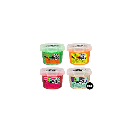 SCRUBLES MIX MATCH (PACK 3+1 IN OMAGGIO A) BEAUTY JAR - SENZA SLS - SENZA PARABENI - NATURALE - BIOLOGICO
