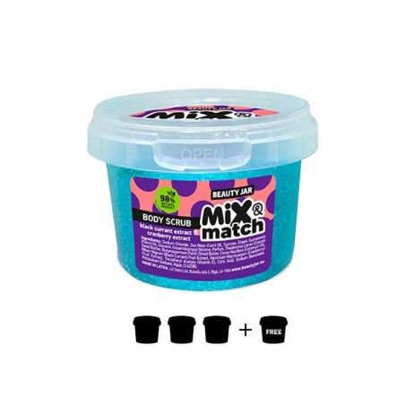 EXFOLIANTES MIX MATCH (PACK 3+1 GRATIS B) BEAUTY JAR - SIN SLS - SIN PARABENOS - NATURAL - ORGÁNICO