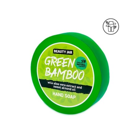 JABÓN DE MANOS - ALOE VERA Y ALMENDRAS DULCES BEAUTY JAR - SIN SLS - SIN PARABENOS - INGREDIENTES NATURALES - 80gr