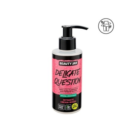 CREMA DE LAVADO ÍNTIMO - ÁCIDO LÁCTICO, PANTENOL Y ARÁNDANOS - BEAUTY JAR - ORGÁNICO - NATURAL - SIN SLS - SIN PARABENOS