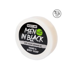 FÜR MÄNNER UND HÄNDE SEIFE - SÜSSE MANDELN - BEAUTY JAR - SLS FREI - PARABENFREI - NATÜRLICHE INHALTSSTOFFE - 80gr