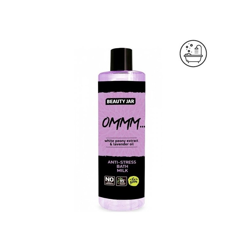 LEITE DE BAÑO HIDRATANTE E ANTIESTRES OMMM - LAVANDA E PEONIA - TARRO DE BELLEZA - SIN SLS - SIN PARABENOS - NATURAL - 400ml-LEITE DE BAÑO-HOSTENATURA