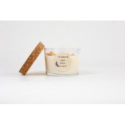 Soy Wax Candle Jasmine & Sandalwood - Artisan - NaturalDreams8 - Handmade - 270ml