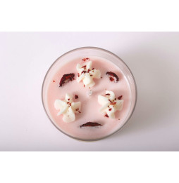 Vela Cera de Soja Cream & Strawberry - Crema y Fresa - Artesana - NaturalDreams8 - Hecho a Mano - 270ml