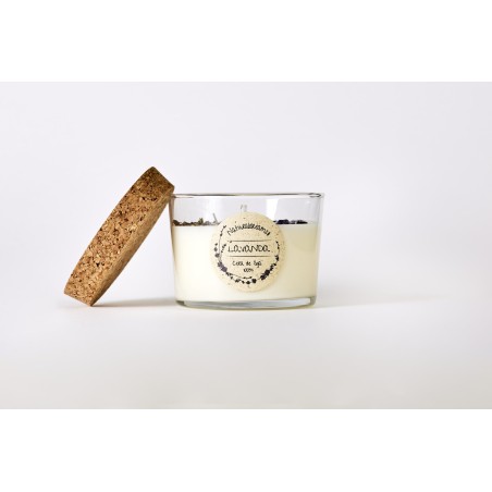 Vela Cera de Soja Lavanda - Artesana - NaturalDreams8 - Hecho a Mano - 270ml