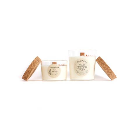 Vela Cera de Soja Musk Tibetano - Almizcle Tibetano - Artesana - NaturalDreams8 - Hecho a Mano - 270ml