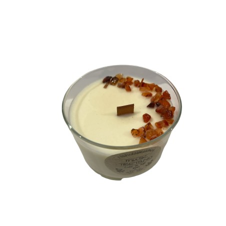 Vela Cera de Soja Musk Tibetano - Almizcle Tibetano - Artesana - NaturalDreams8 - Hecho a Mano - 270ml