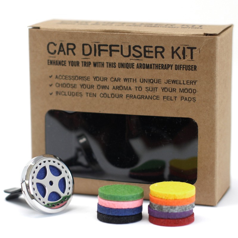 Car diffuser kit - Car wheel - 30mm-AROMATHERAPY CAR DIFFUSER KIT-HOSTENATURA