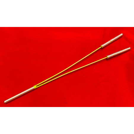 TIGES MÉTALLIQUES DE RADIESTHÉSIE JOINTES 40 CM (73GRMS)