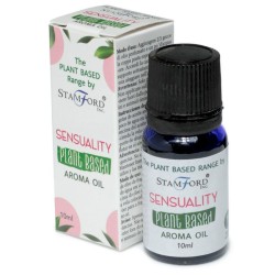 Aceite Aromático Sensuality Sensualidad STAMFORD - Base de Plantas - Ylang Ylang, Nuez Moscada y Patchulí - 10ml