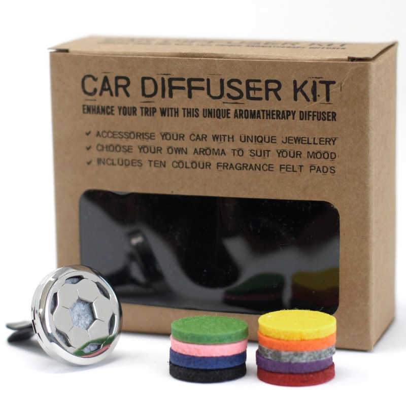 Kit diffuseur voiture - Football - 30mm-KIT DIFFUSEUR DE VOITURE AROMATHÉRAPIE-HOSTENATURA