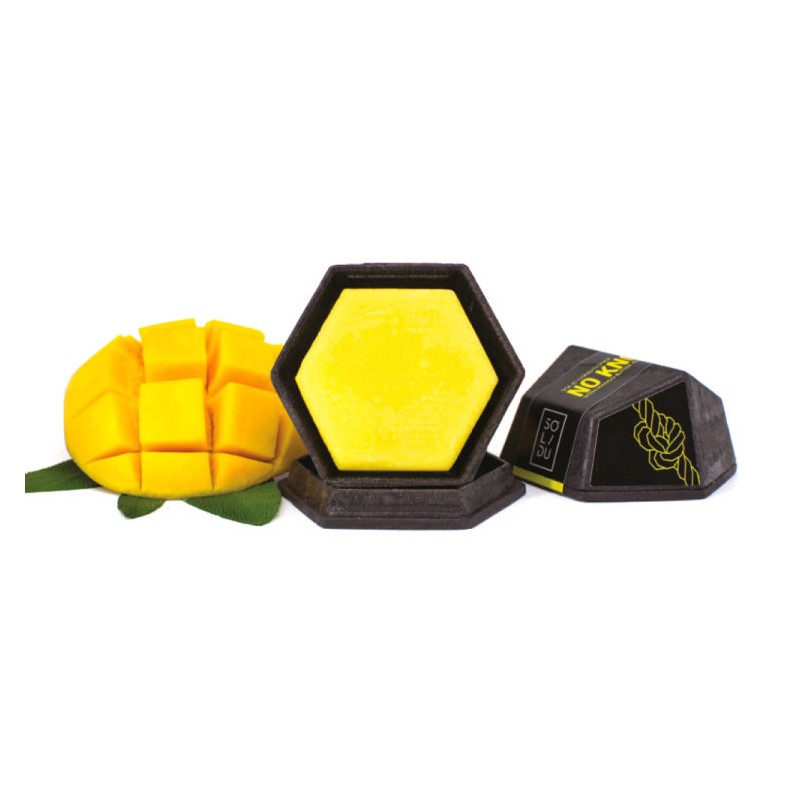 BALSAM SOLID "FĂRĂ NODURI" - SOLIDU COSMETICS - UT DE MANGO ȘI ULEI DE JOJOBA - 55gr-ȘAMPON ȘI BALSAM SOLID 60GR-HOSTENATURA