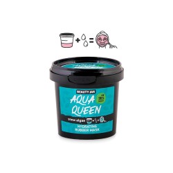 MOISTURIZING PEEL-OFF MASK - ALGINATES - AQUA QUEEN - BEAUTY JAR - NATURAL AND ORGANIC INGREDIENTS - 20gr