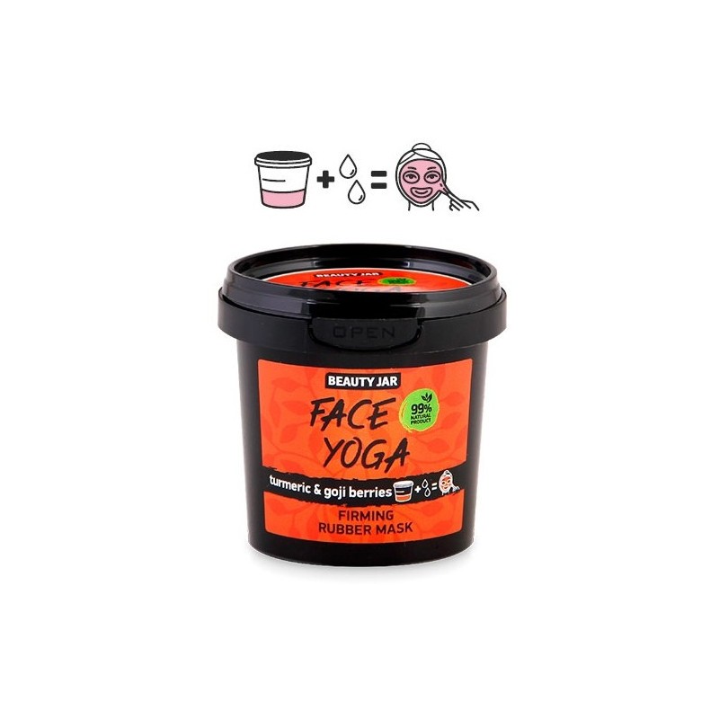 MASCA PEEL-OFF FERMANTA - ALGINAT SI TURMERIC - FACE YOGA - BORCA DE FRUMUSETE - INGREDIENTE NATURALE SI ORGANICE - 20gr-MASTI-HOSTENATURA