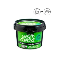 SCRUB VISO ANTIIMPERFEZIONI - TEA TREE E BAMBÙ - UNDER CONTROL - BEAUTY JAR - NATURALE - 120gr