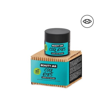 GEL CONTORNO DE OJOS REFRESCANTE - CAFÉ VERDE Y PEPINO - COOL EYES - BEAUTY JAR - NATURAL - 15ml