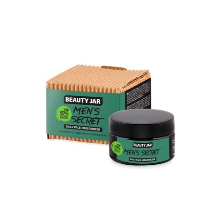 CREMA FACIAL HIDRATANTE FOR MEN - MACADAMIA, ROSA MOSQUETA - MEN'S SECRET - BEAUTY JAR - NATURAL - 60ml